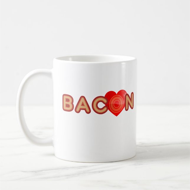 Taza De Café Bacon LOVE (Izquierda)