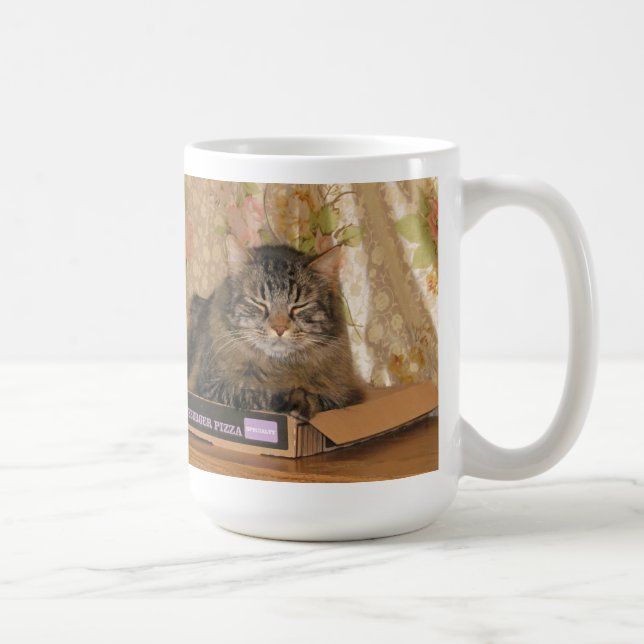 Taza De Café ¿Bacon? ¿Queso? ¿Burger? ¡En una pizza! (Derecha)
