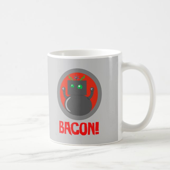 Taza De Café Bacon Robot (Derecha)