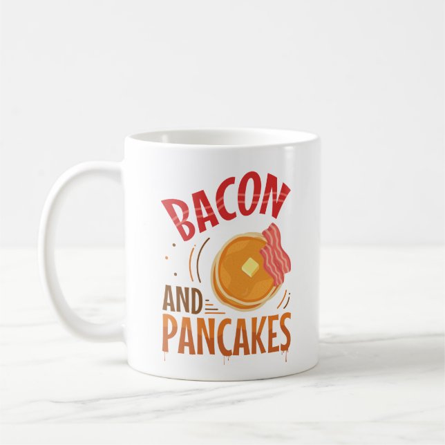 Taza De Café Bacon y crepes (Izquierda)