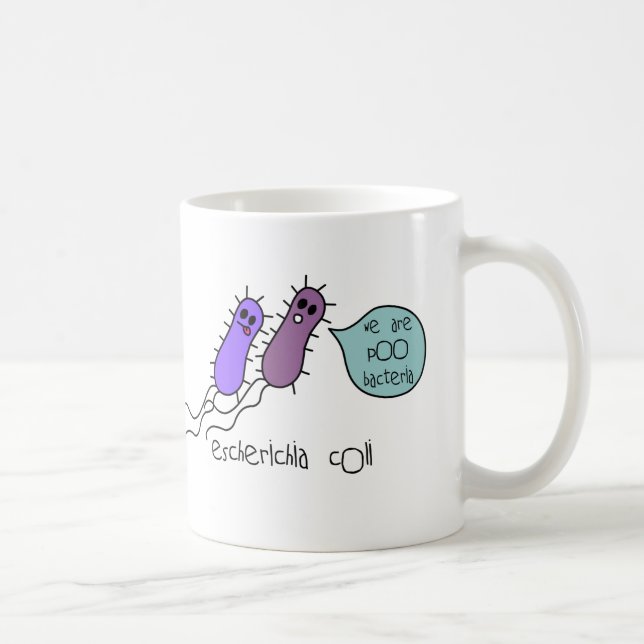 Taza De Café Bacterias de Poo (Derecha)