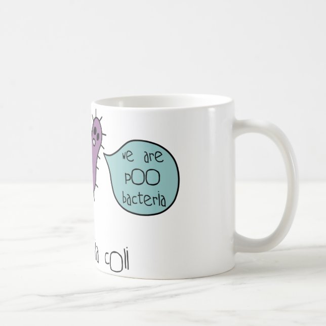 Taza De Café Bacterias de Poo (Derecha)