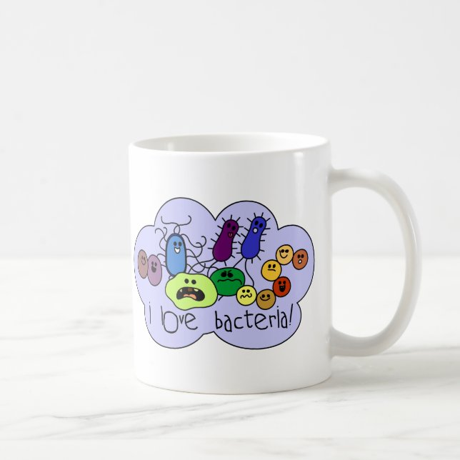 Taza De Café Bacterias del amor (Derecha)