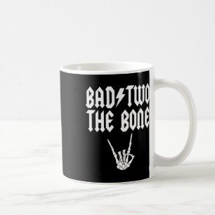 Taza De Café Bad Two The Bone Skeleton Hand Family segundo cump