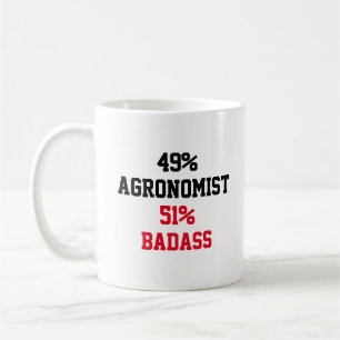 Taza De Café Badass agrónomo