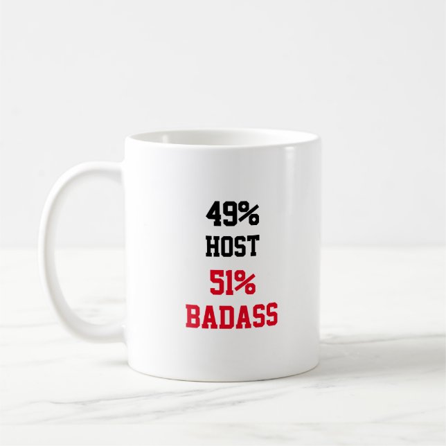 Taza De Café Badass de host (Izquierda)