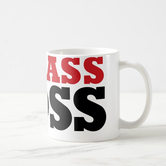 Taza De Café Badass Funny Boss (Derecha)