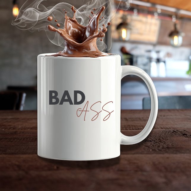 Taza De Café BADAss – Funny Coffee Humor | Modern Boss (Subido por el creador)