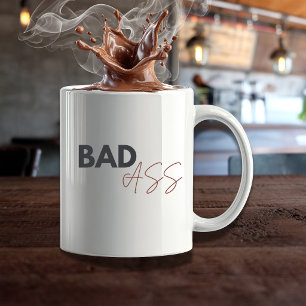 Taza De Café BADAss – Humor Divertido de Café   Jefe Moderno