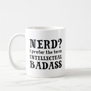 Taza De Café Badass intelectual