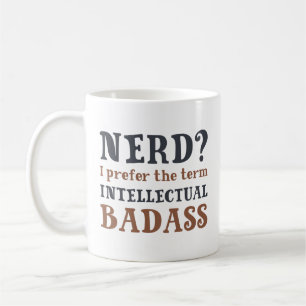 Taza De Café Badass intelectual