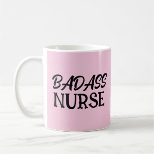 TAZA DE CAFÉ BADASS NURSE COFFEE MUG