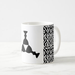 Taza De Café Badge de la Universidad de Yarnvid