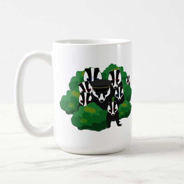 Taza De Café Badgers Mug (Izquierda)