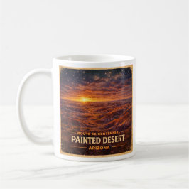 Taza De Café Badlands Pintadas Mañana Arizona Bajo las Estrella