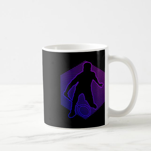 Taza De Café Badminton Badminton Player Men Women Shuttle  (Derecha)