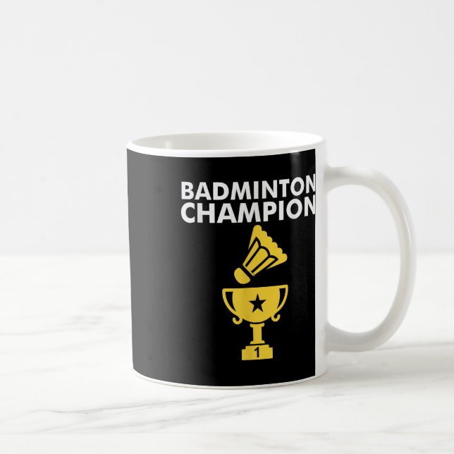 Taza De Café Badminton Champion Birdie  (Derecha)