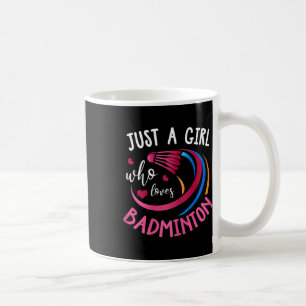Taza De Café Badminton Chica Shirt Funny Badminton Player Badmi