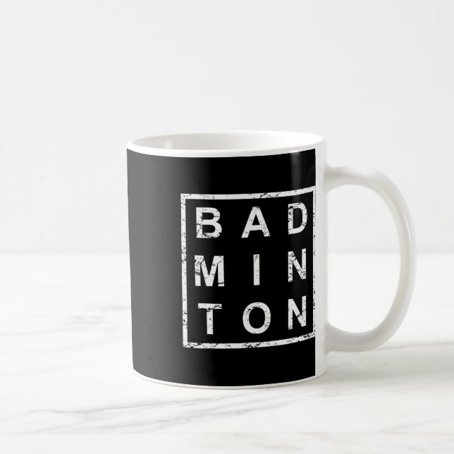 Taza De Café Badminton de estilo (Derecha)