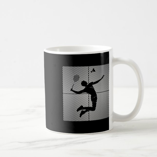 Taza De Café Badminton Game Shuttle (Derecha)
