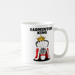 Taza De Café Badminton King _ Hombres Jóvenes Jugadores de Badm