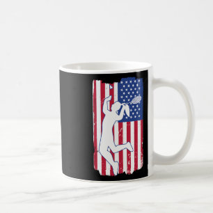 Taza De Café Badminton Player Badminton Eeuu Team Coach America