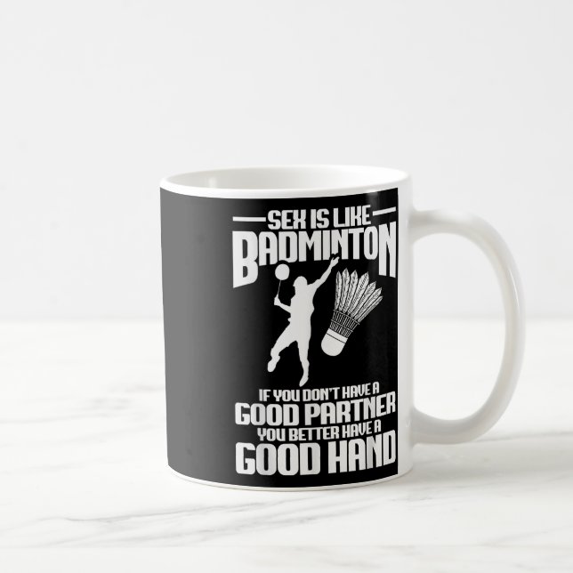 Taza De Café Badminton Player Good Hand Shuttle Player Badminto (Derecha)