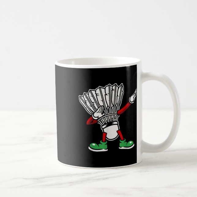 Taza De Café Badminton Racket Dabbing Shuttle Badminton (Derecha)