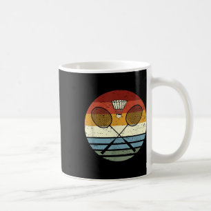 Taza De Café Bádminton - Ropa Deportiva Genial Vintage Retro Ra
