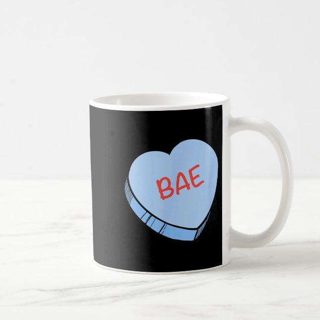 Taza De Café “bae” Conversation Hearts Valentine’s Day  (Derecha)