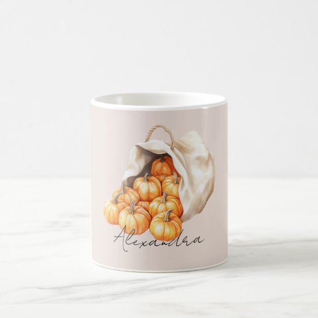Taza De Café Bag of Pumpkins (Centro)