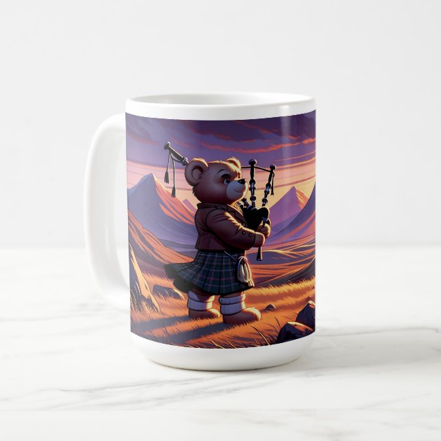 Taza De Café Bagpipe play Teddy (Anverso izquierdo)
