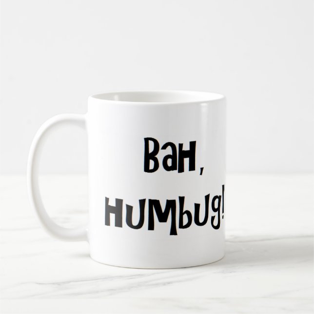 Taza De Café bah humbug (Izquierda)