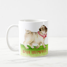 Taza De Café ¡Bah humpug! Estoy teniendo una acuarela de perro 