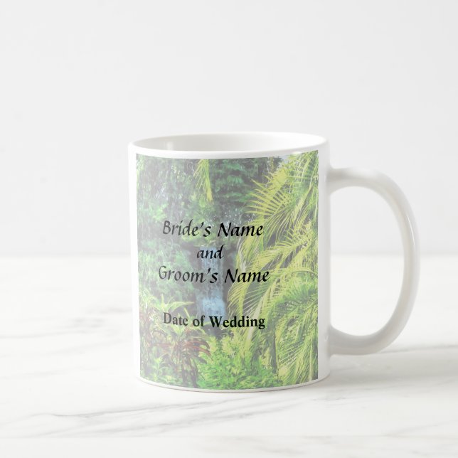 Taza De Café Bahamas: Cascada tropical (Derecha)