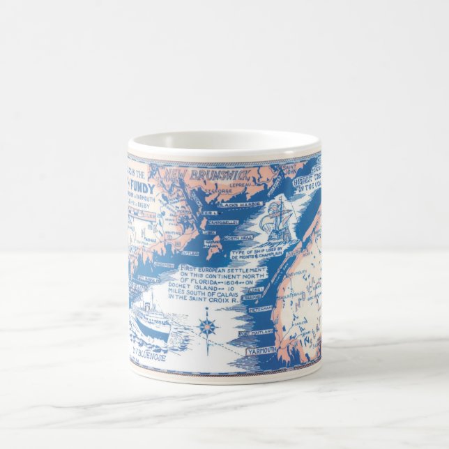 Taza De Café Bahía de Fundy Mug (Centro)