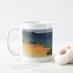 Taza De Café Bahía de Tregastel de Felix Vallotton, Arte Fino