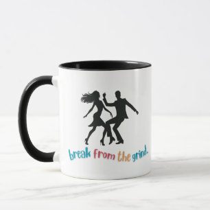 Taza de café bailando 2