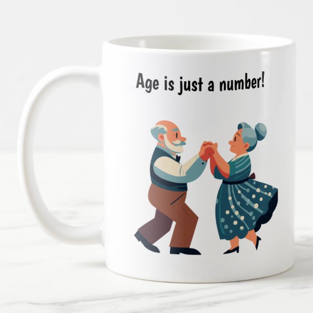Taza De Café Bailando adultos jóvenes de corazón (Subido por el creador)