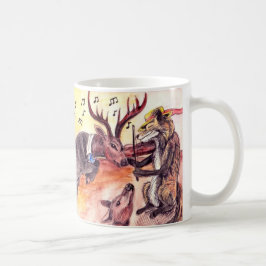 Taza De Café Bailando animales