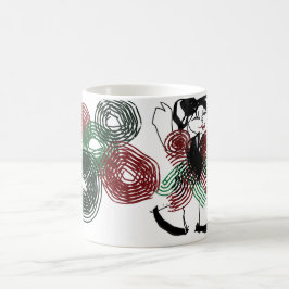 Taza De Café Bailando con menta