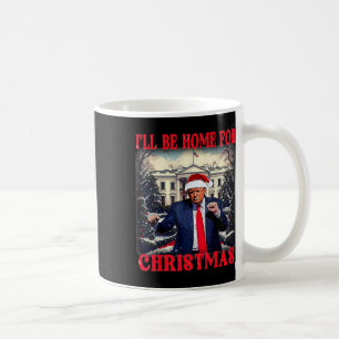 Taza De Café Bailando Divertido Humorístico Trump Estaré En Cas