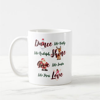 Taza De Café Bailar como amor helado como Jesús Mug
