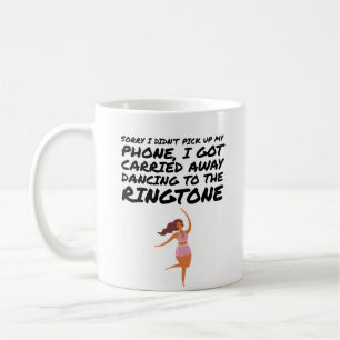 Taza De Café Bailar con el tono