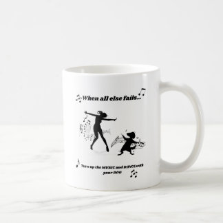 Taza De Café Bailar con tu perro 
