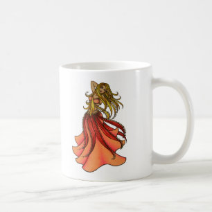 Taza De Café Bailarín Belly rosa