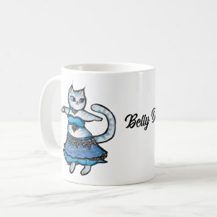Taza De Café Bailarín de Belly Gris