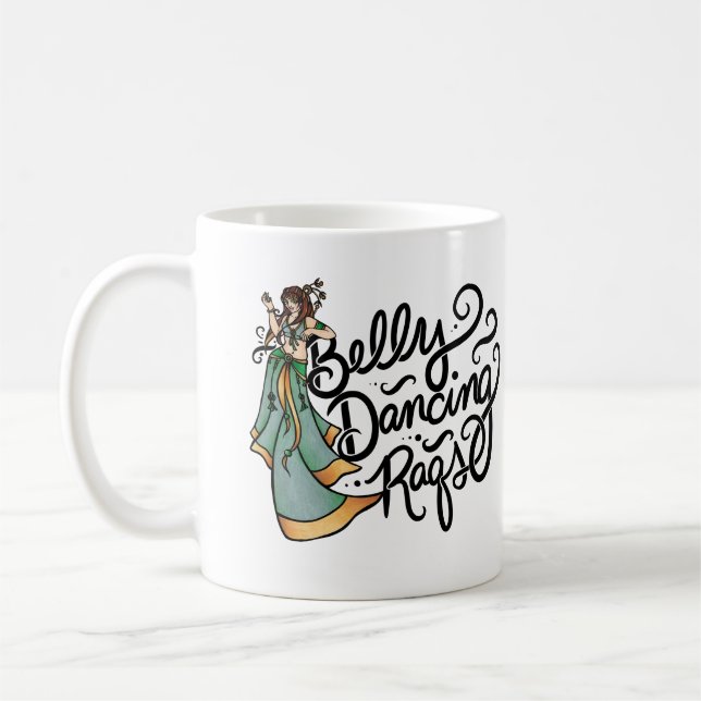Taza De Café Bailarín de danza del vientre Raqs                 (Izquierda)