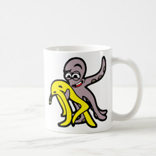 TAZA DE CAFÉ BAILARÍN DE LA SALSA DEL PULPO