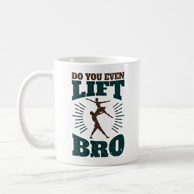 Taza De Café Bailarín masculino de ballet te levanta hermano (Izquierda)